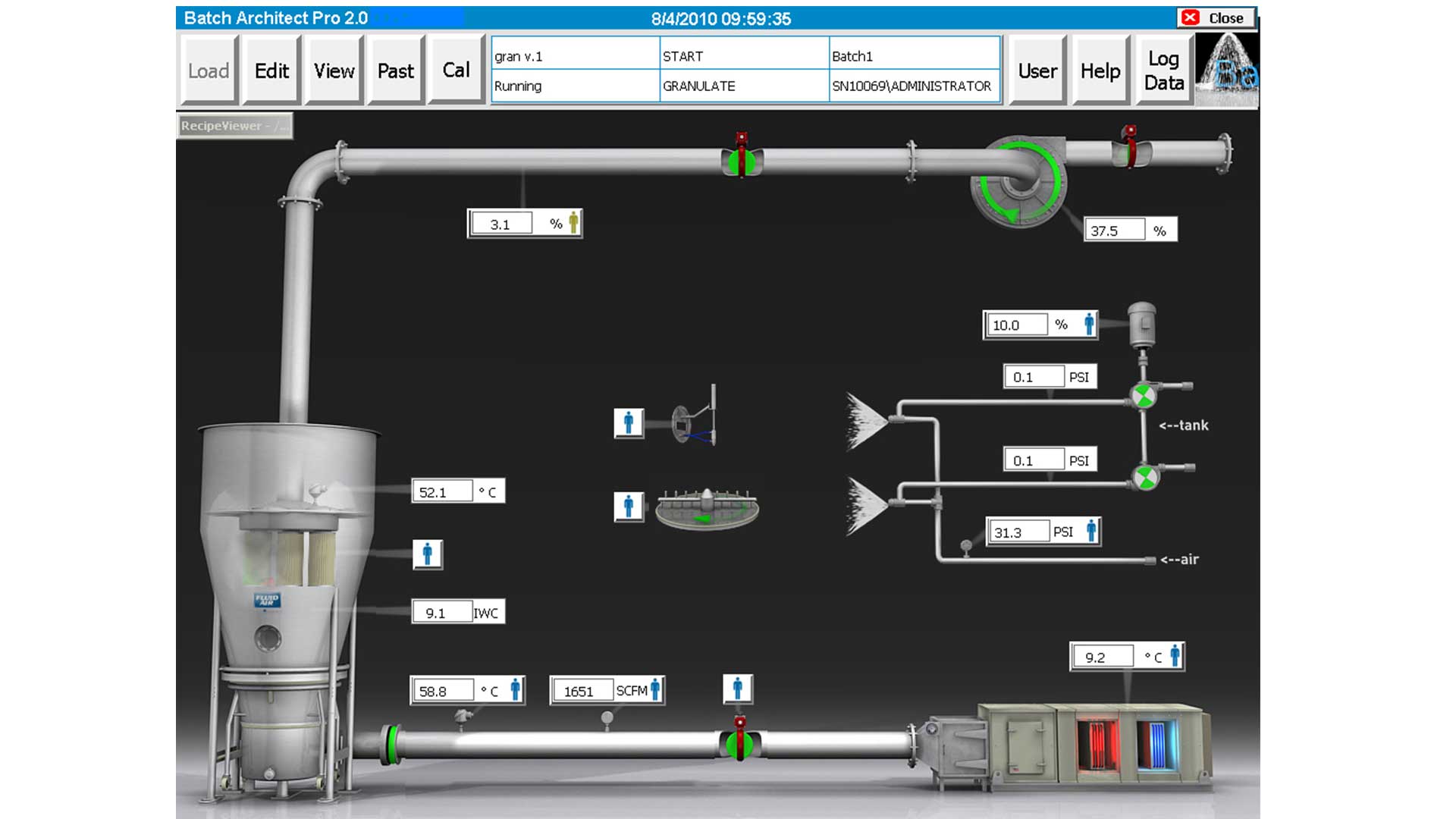 Batch Architect Pro status screen